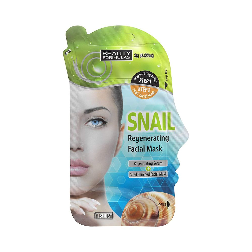 Beauty Formulas Snail Regenerating Facial Mask 